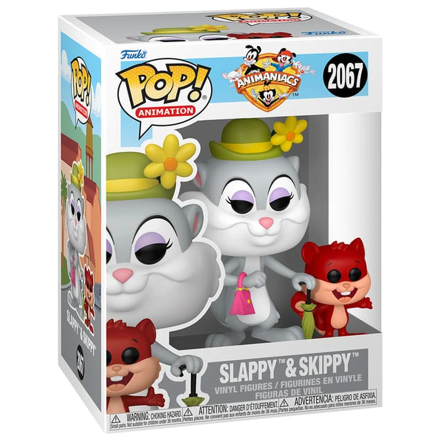 Animaniacs Funko POP! Animation figurina de vinil Slappy cu Skippy 9 cm poza produsului