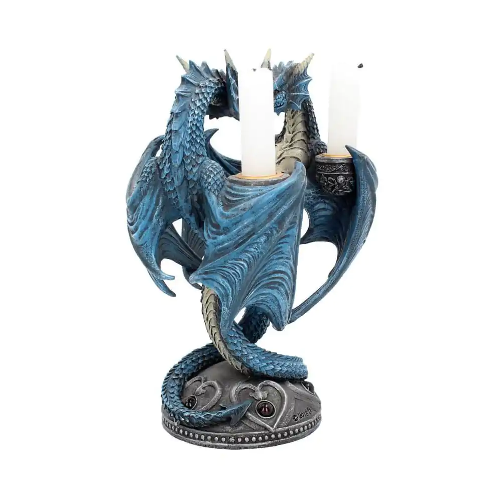 Anne Stokes Candle Holder Suport lumânare Dragon Heart 23 cm poza produsului