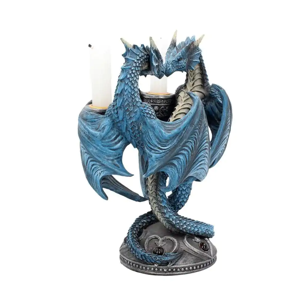 Anne Stokes Candle Holder Suport lumânare Dragon Heart 23 cm poza produsului