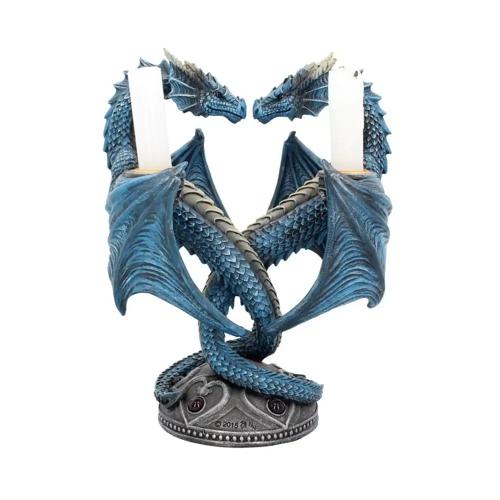 Anne Stokes Candle Holder Suport lumânare Dragon Heart 23 cm poza produsului