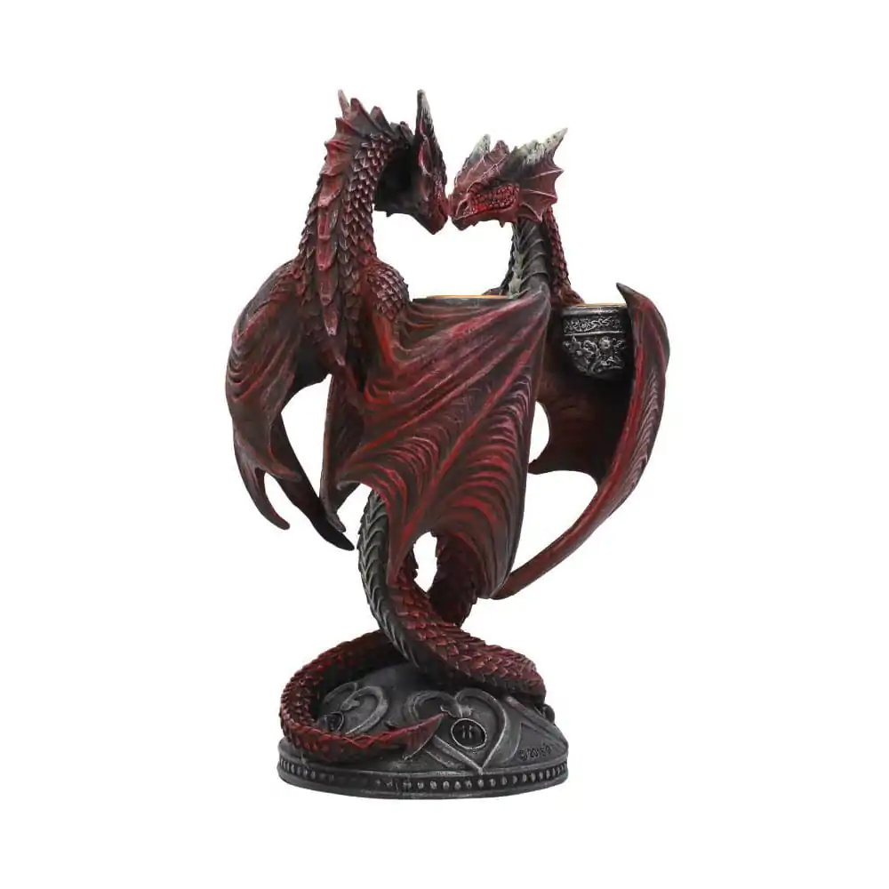 Anne Stokes Suport Lumânare Dragon Heart Valentine's Edition 23 cm poza produsului