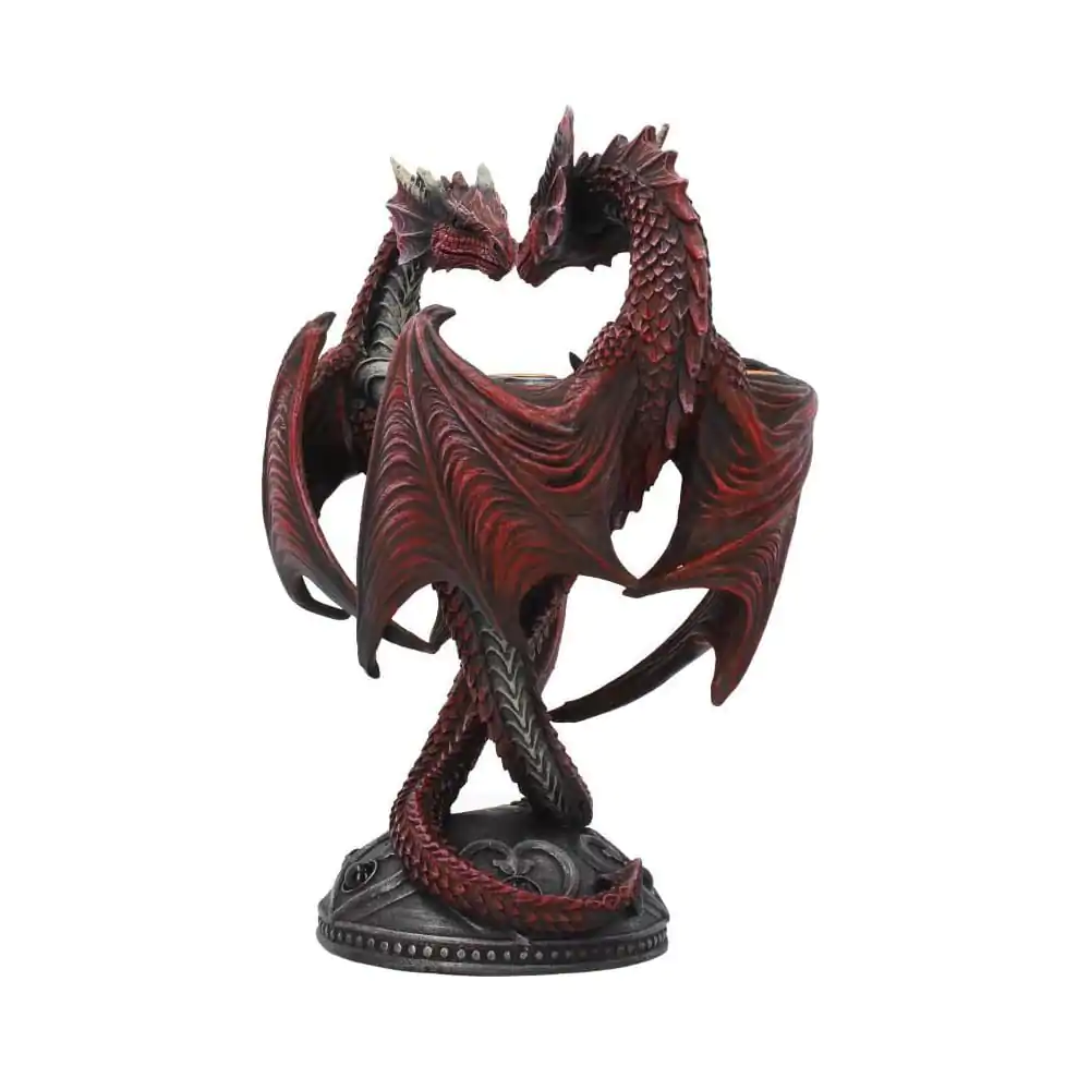 Anne Stokes Suport Lumânare Dragon Heart Valentine's Edition 23 cm poza produsului