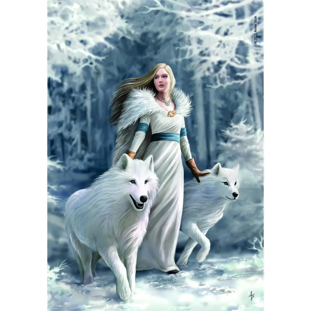 Anne Stokes Winter Guardians puzzle 1000 piese poza produsului