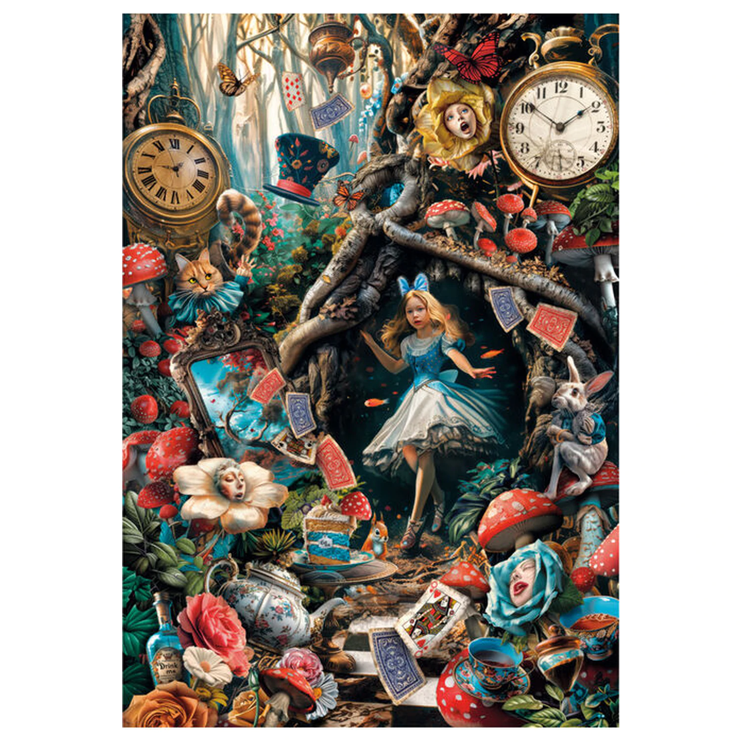 Another Day in Wonderland puzzle 1000 piese poza produsului