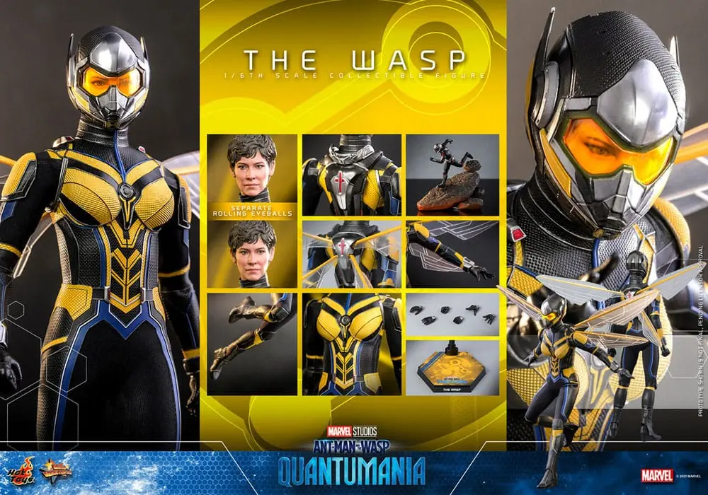 Ant-Man & The Wasp: Quantumania Movie Masterpiece Figurina de acțiune 1/6 The Wasp 29 cm poza produsului