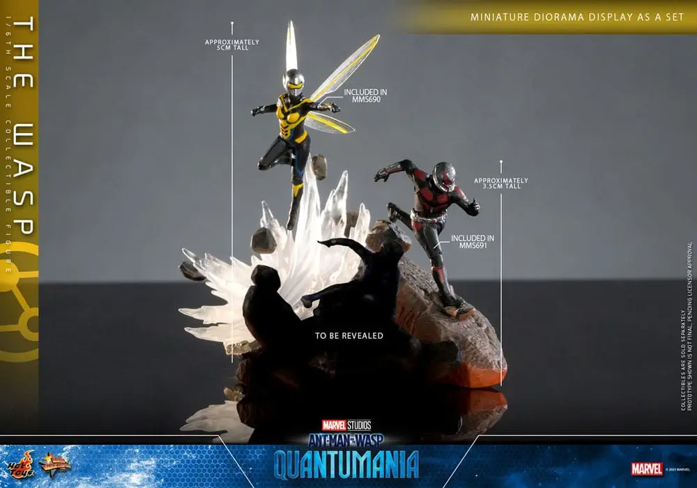 Ant-Man & The Wasp: Quantumania Movie Masterpiece Figurina de acțiune 1/6 The Wasp 29 cm poza produsului