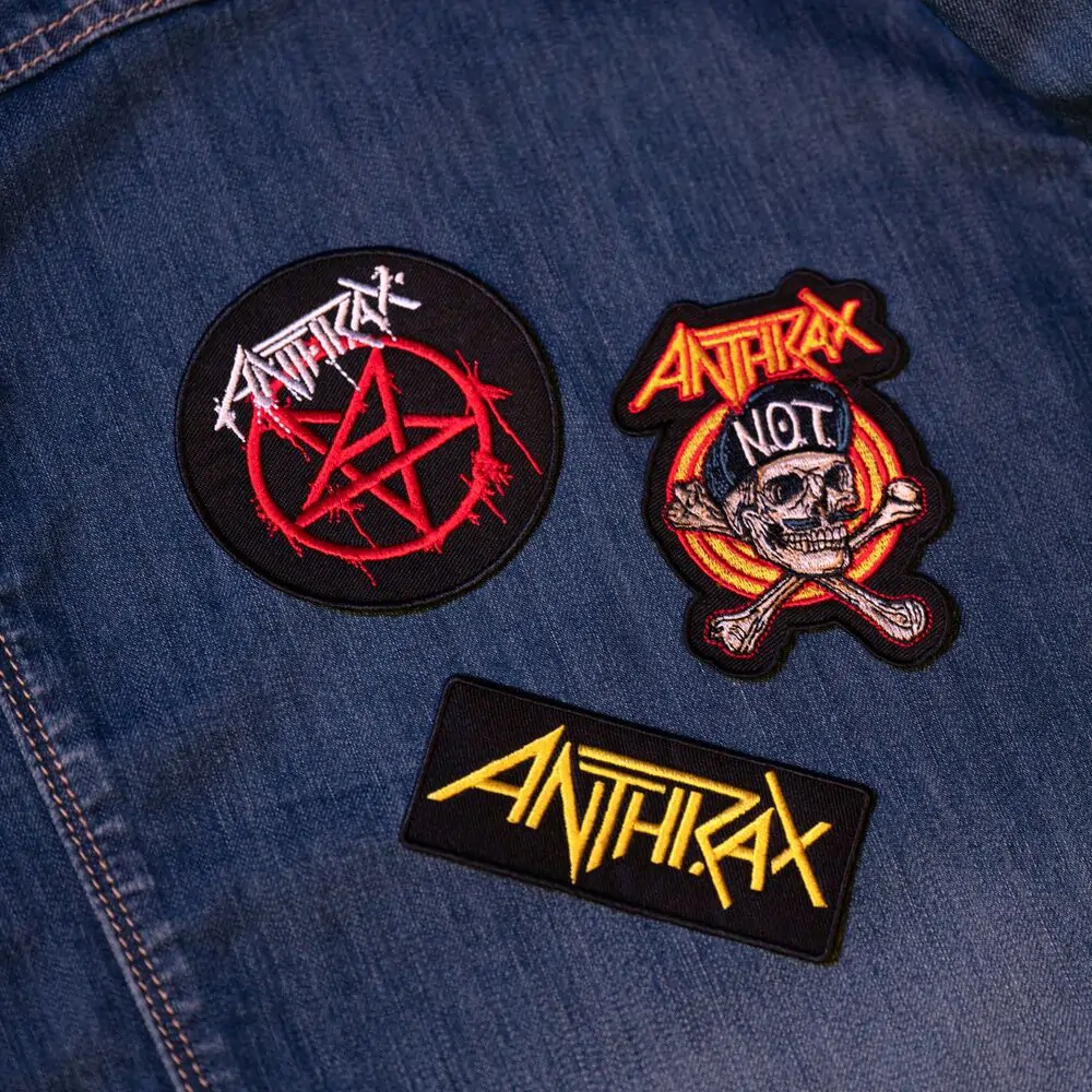Set de 3 patch-uri Anthrax poza produsului