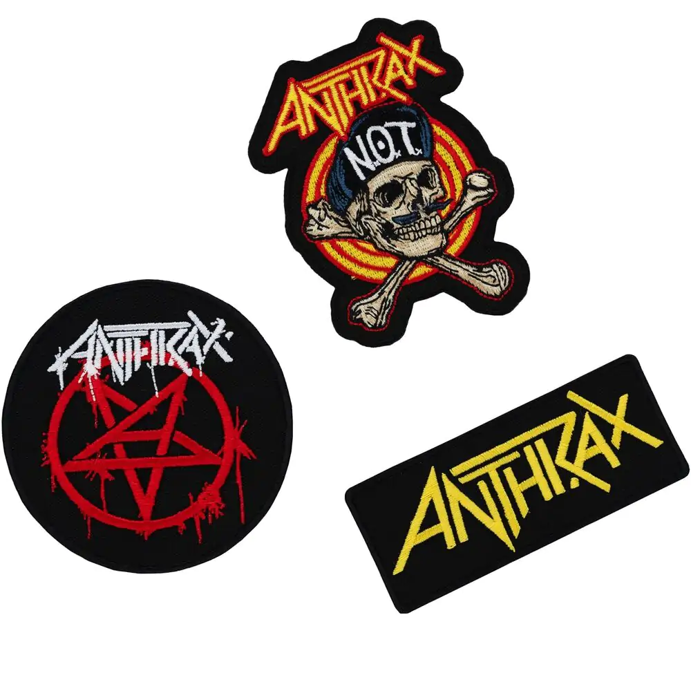 Set de 3 patch-uri Anthrax poza produsului