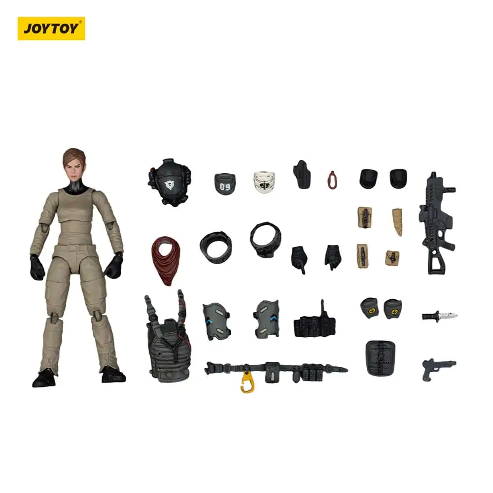 Figurină de acțiune APOC Series Dark Source Stellar Scar Assault Team Gravelgold 11 cm poza produsului
