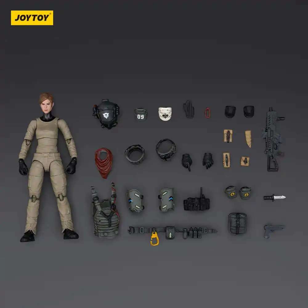Figurină de acțiune APOC Series Dark Source Stellar Scar Assault Team Gravelgold 11 cm poza produsului