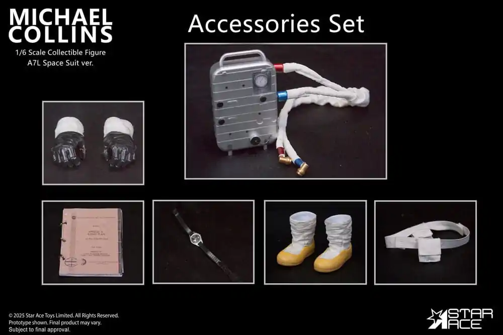 Accesorii Apollo 11 pentru figurina de actiune de 1/6 Michael Collins poza produsului