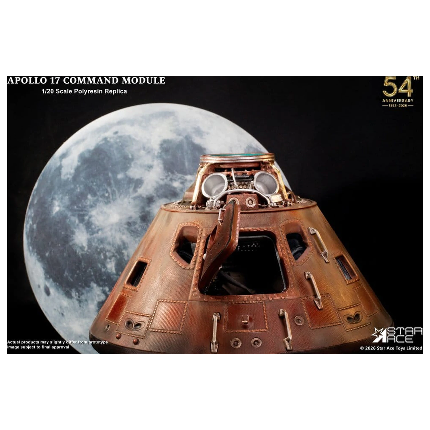 Apollo 17 Replika Modul de Comandă 1/20 20 cm poza produsului
