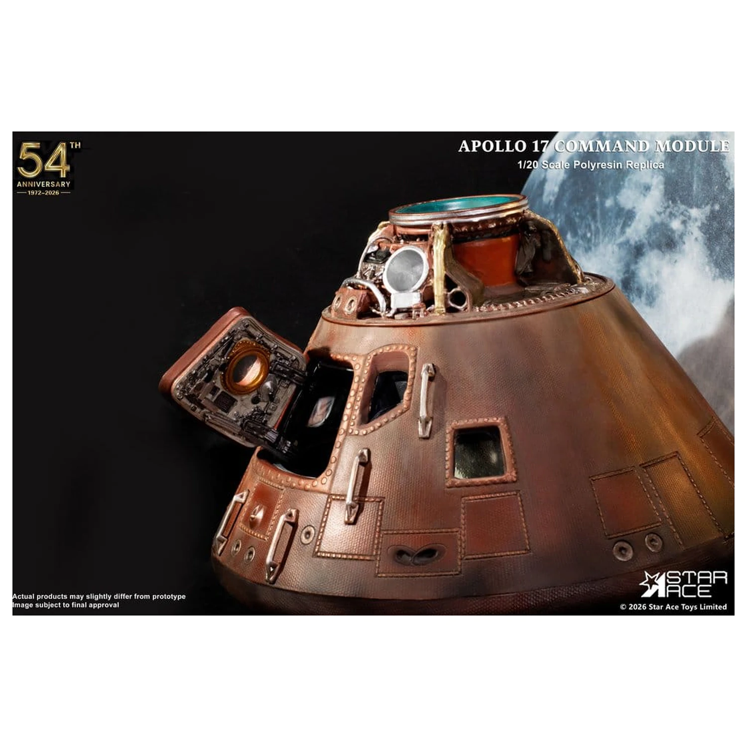 Apollo 17 Replika Modul de Comandă 1/20 20 cm poza produsului