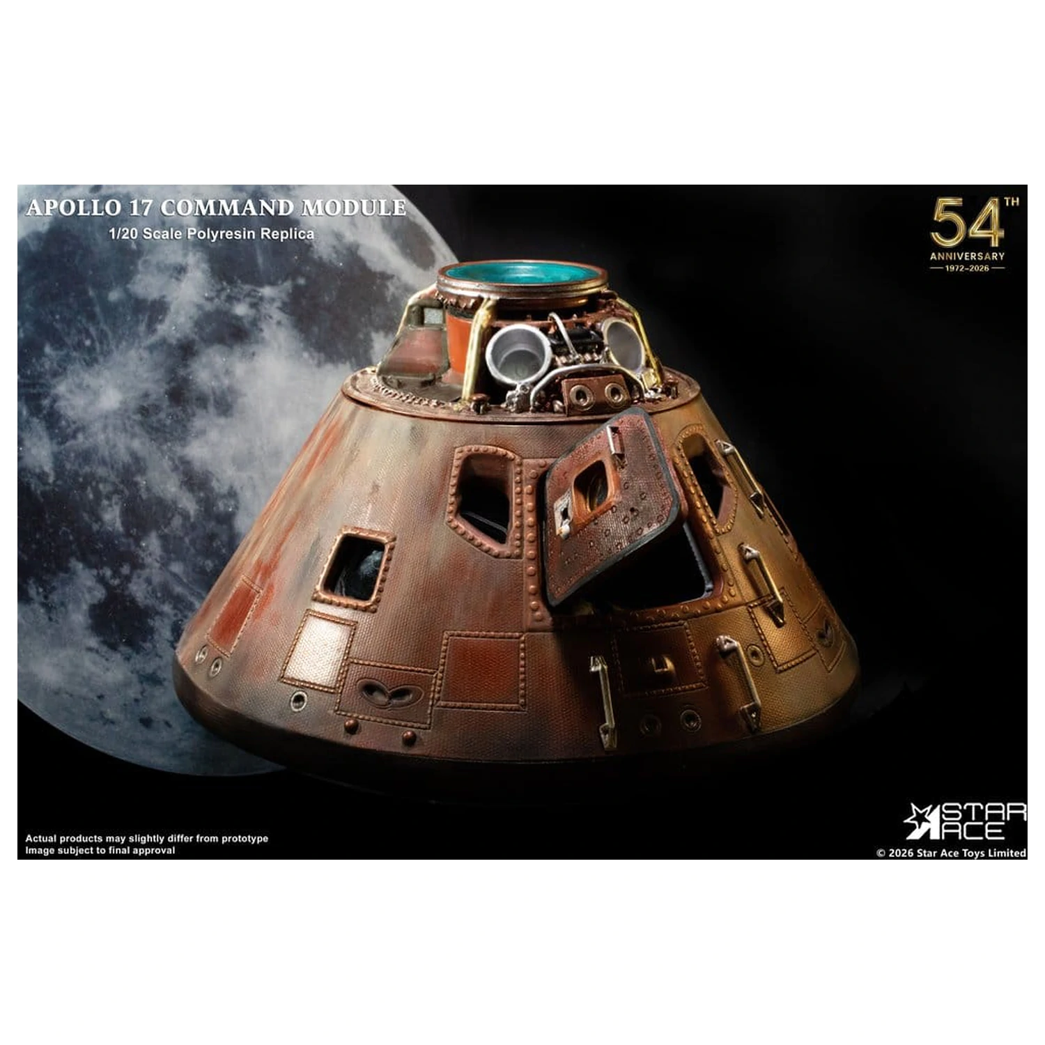 Apollo 17 Replika Modul de Comandă 1/20 20 cm poza produsului