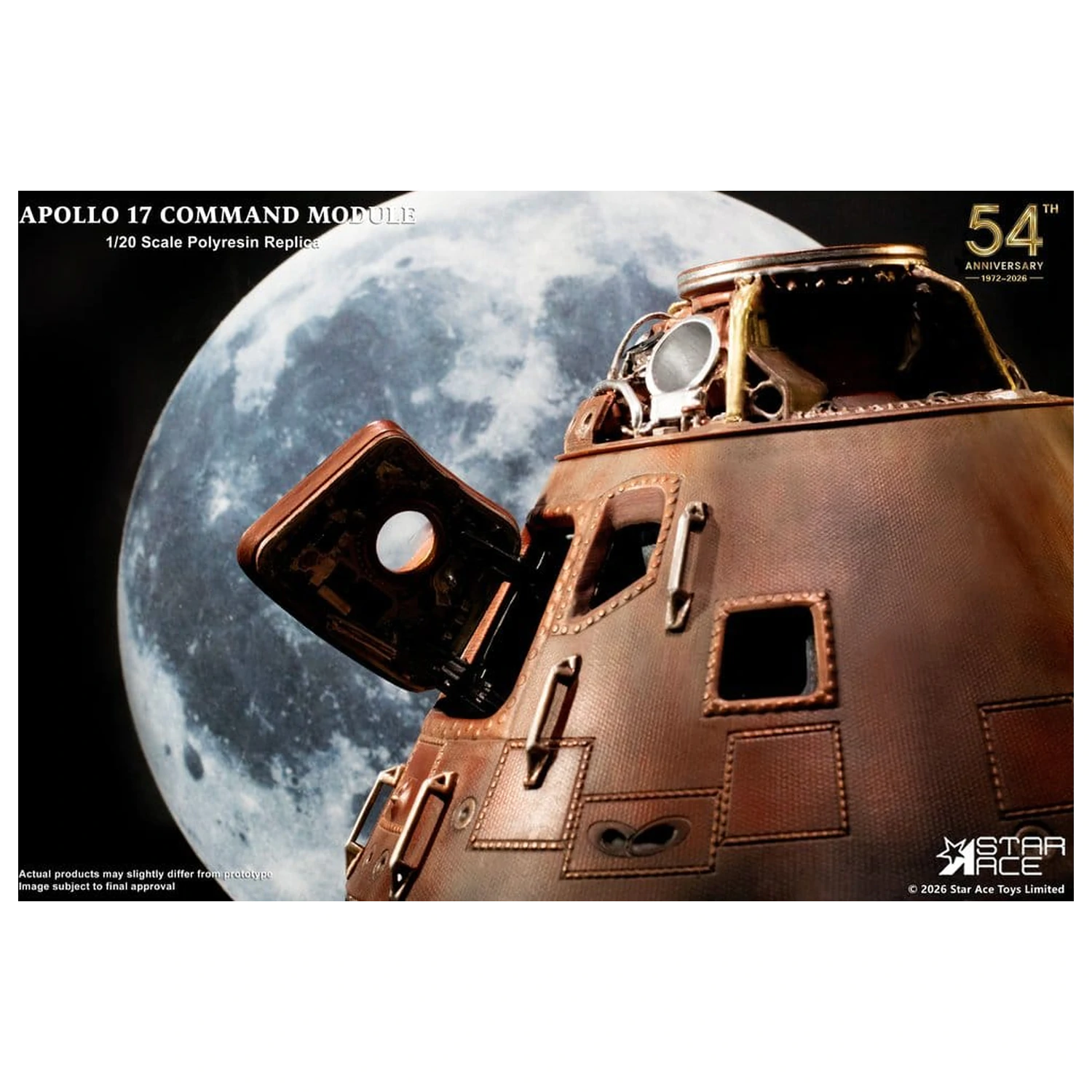 Apollo 17 Replika Modul de Comandă 1/20 20 cm poza produsului