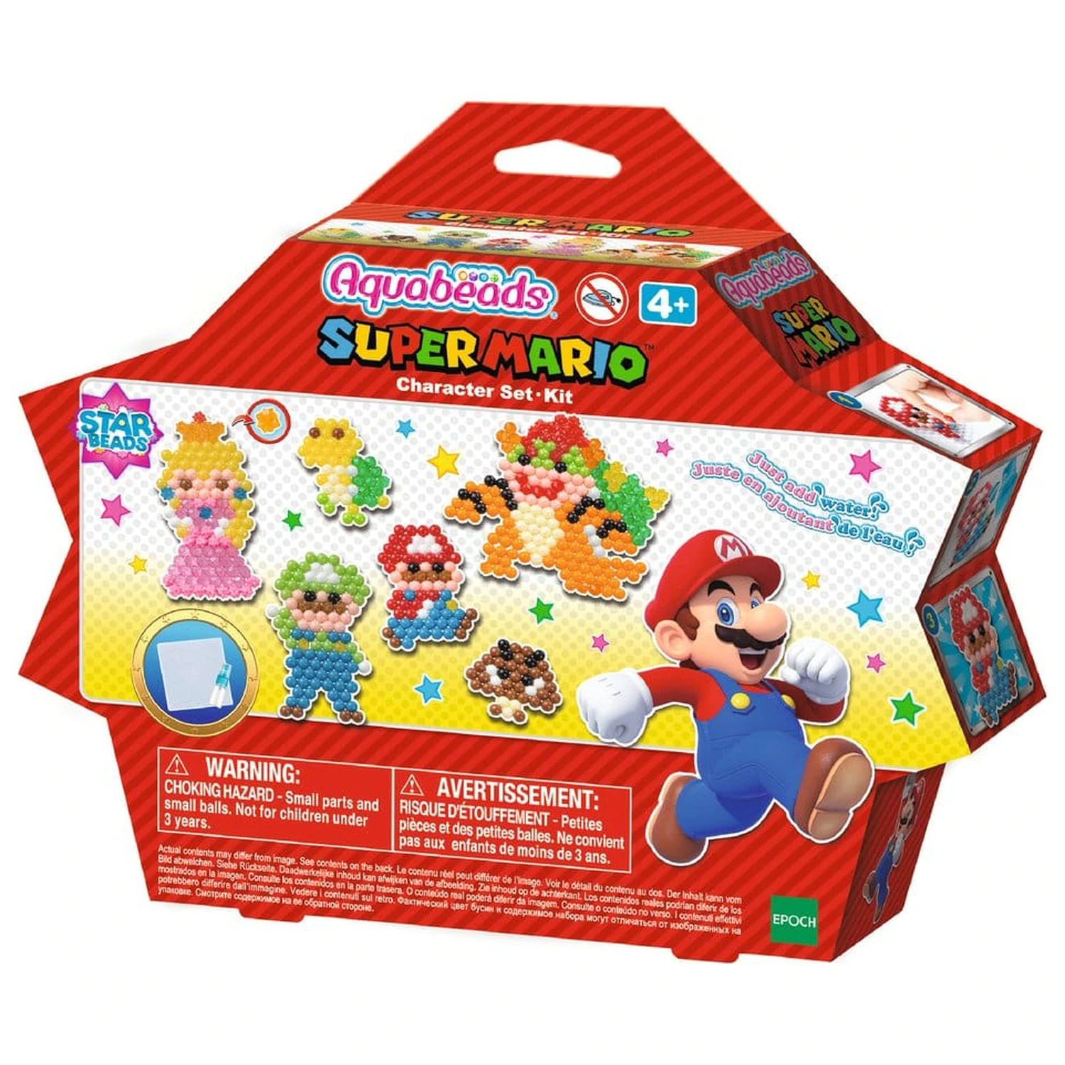 Aquabeads Set Star Beads Super Mario poza produsului