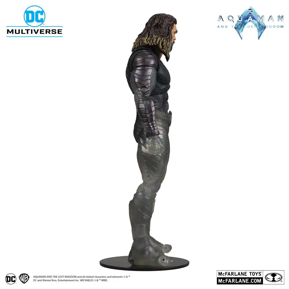 Figurină de acțiune Aquaman and the Lost Kingdom DC Multiverse Aquaman (Stealth Suit with Topo) (Gold Label) 18 cm poza produsului