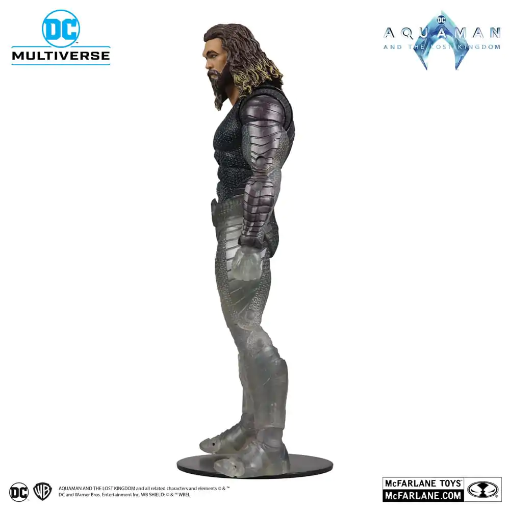 Figurină de acțiune Aquaman and the Lost Kingdom DC Multiverse Aquaman (Stealth Suit with Topo) (Gold Label) 18 cm poza produsului