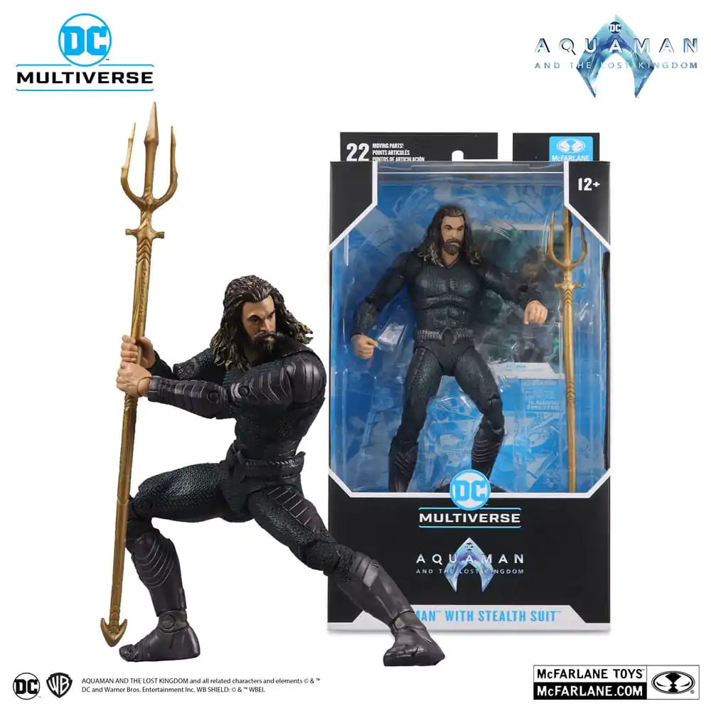 Aquaman and the Lost Kingdom DC Multiverse figurină de acțiune Aquaman cu Stealth Suit 18 cm poza produsului