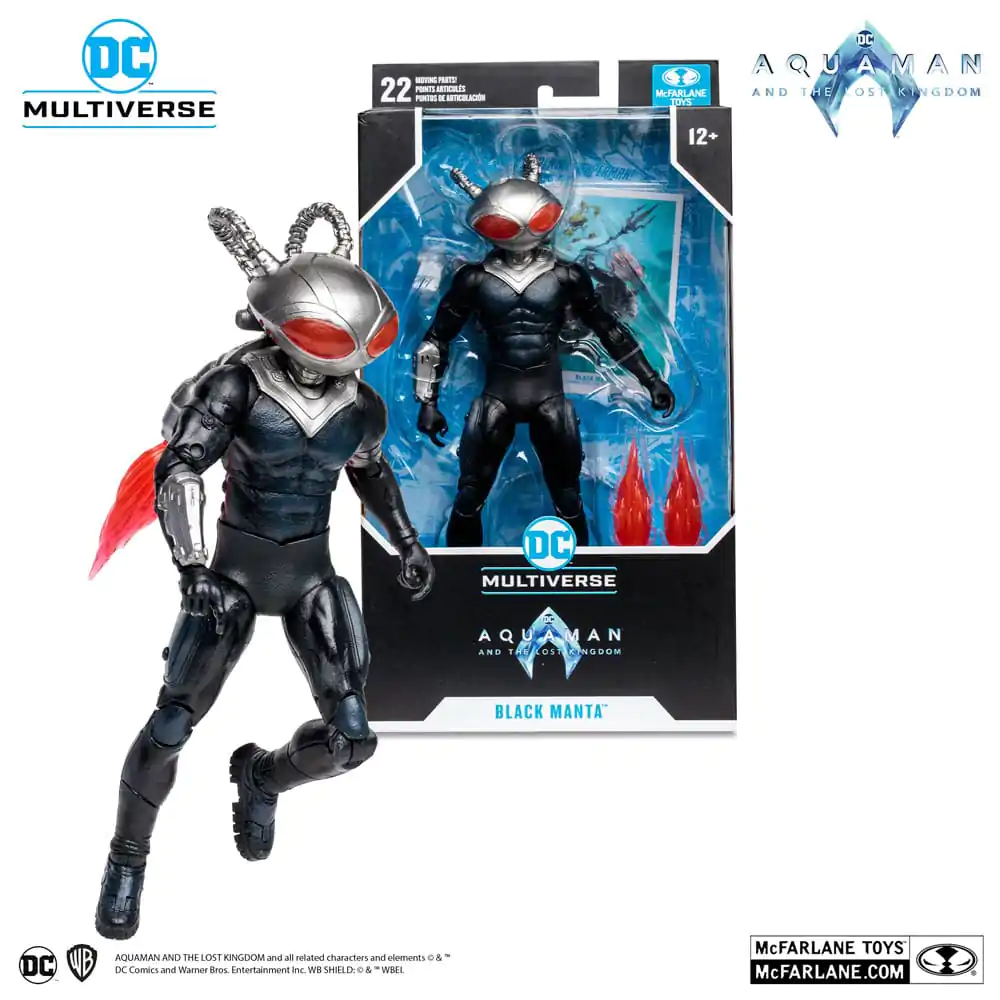 Aquaman and the Lost Kingdom DC Multiverse Figurina de acțiune Black Manta 18 cm poza produsului