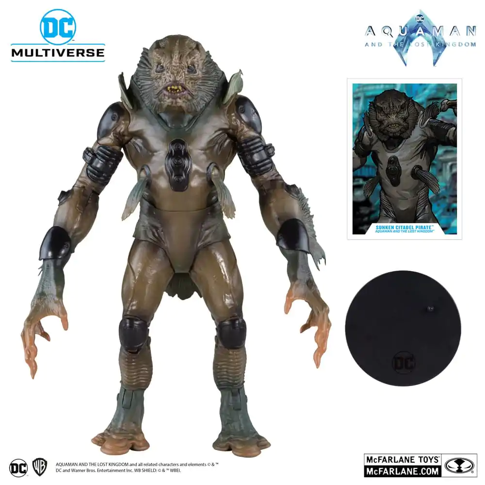 Aquaman and the Lost Kingdom DC Multiverse Megafig Figurina de acțiune Citadelă Scufundată Pirat 30 cm poza produsului