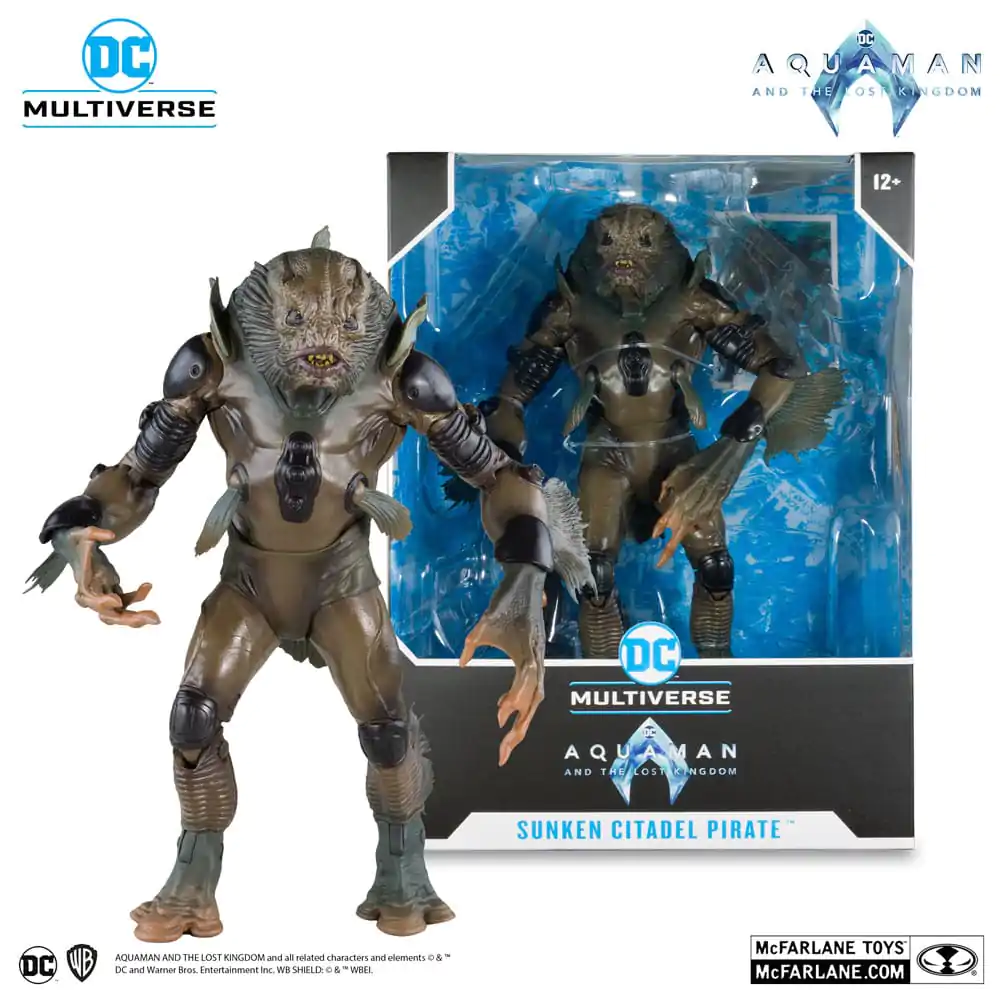 Aquaman and the Lost Kingdom DC Multiverse Megafig Figurina de acțiune Citadelă Scufundată Pirat 30 cm poza produsului