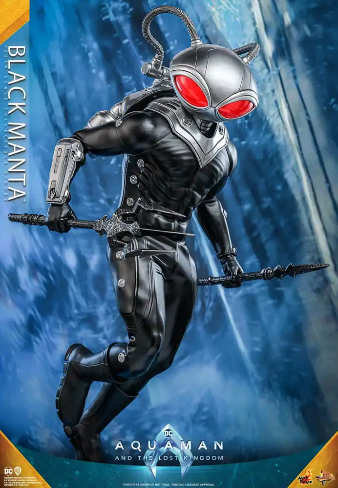 Figurina de actiune Aquaman and the Lost Kingdom Movie Masterpiece 1/6 Black Manta 34 cm poza produsului