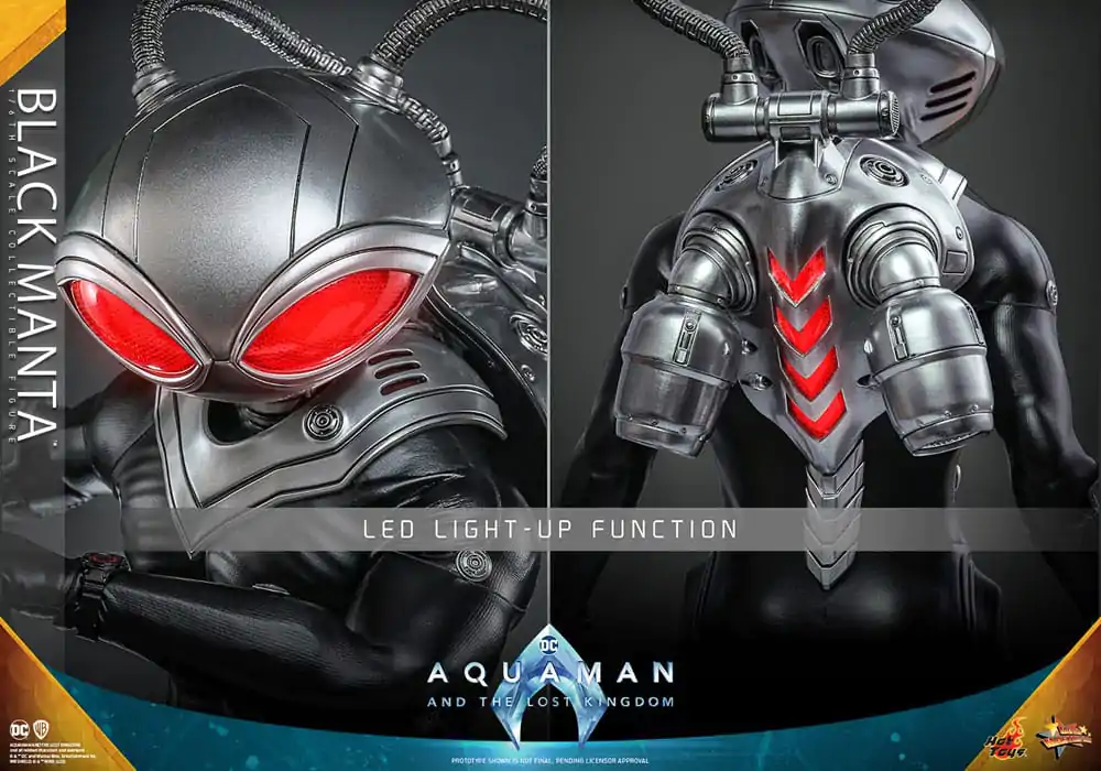 Figurina de actiune Aquaman and the Lost Kingdom Movie Masterpiece 1/6 Black Manta 34 cm poza produsului