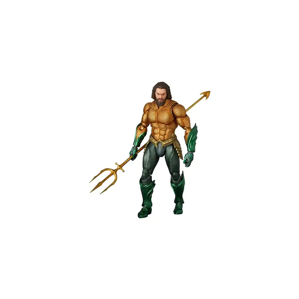 Aquaman Movie MAF EX Figurina de acțiune Aquaman Gold & Green Suit 16 cm poza produsului