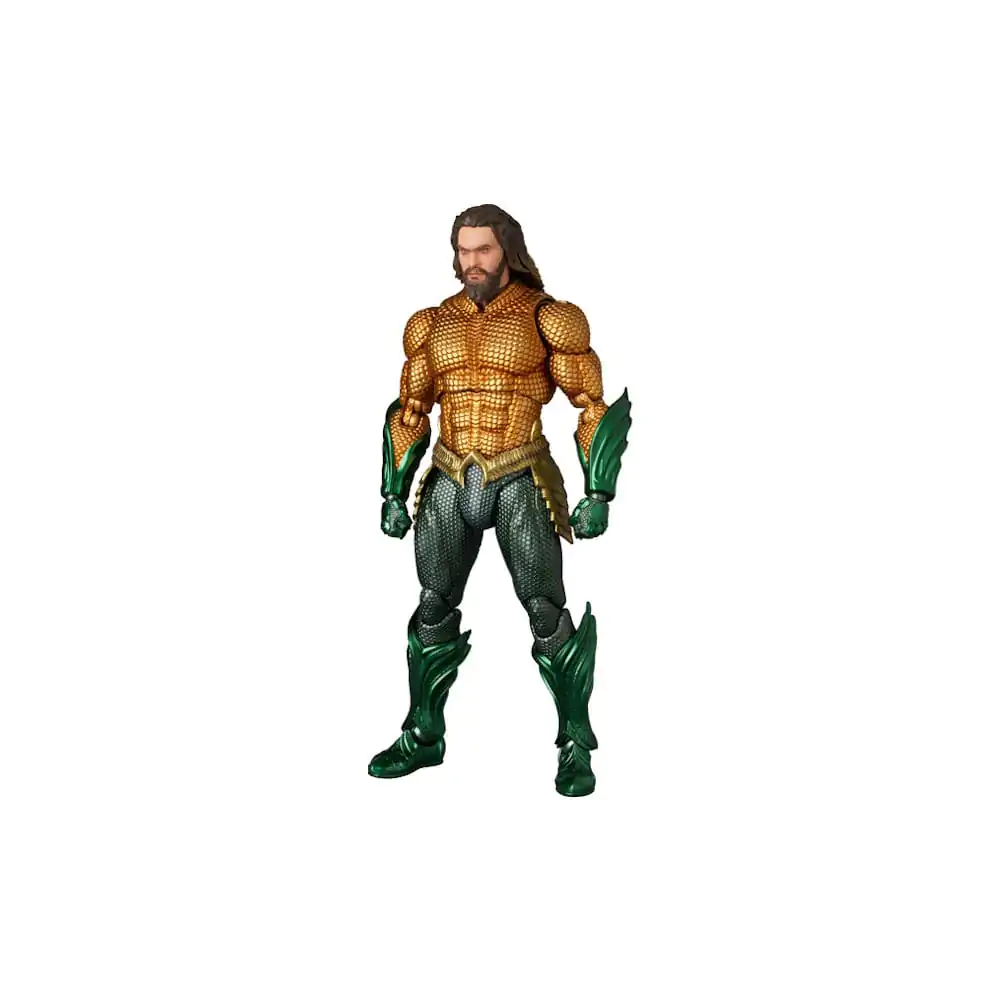 Aquaman Movie MAF EX Figurina de acțiune Aquaman Gold & Green Suit 16 cm poza produsului