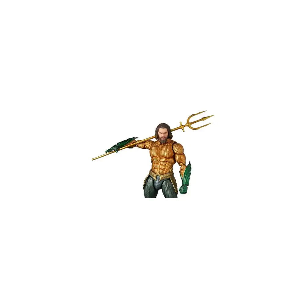 Aquaman Movie MAF EX Figurina de acțiune Aquaman Gold & Green Suit 16 cm poza produsului