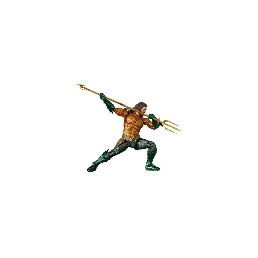 Aquaman Movie MAF EX Figurina de acțiune Aquaman Gold & Green Suit 16 cm poza produsului