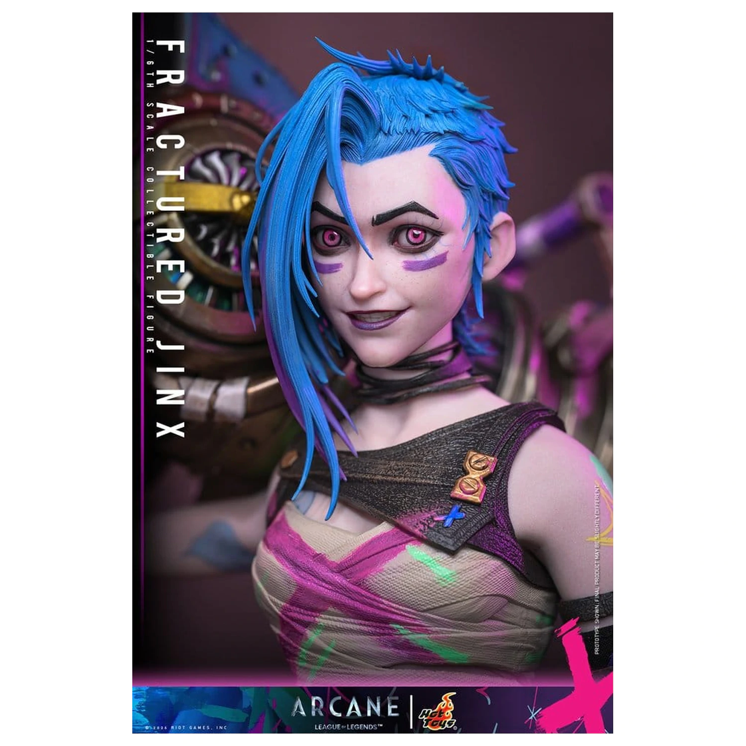 Arcane Figurina de actiune 1/6 Fractured Jinx 28 cm poza produsului
