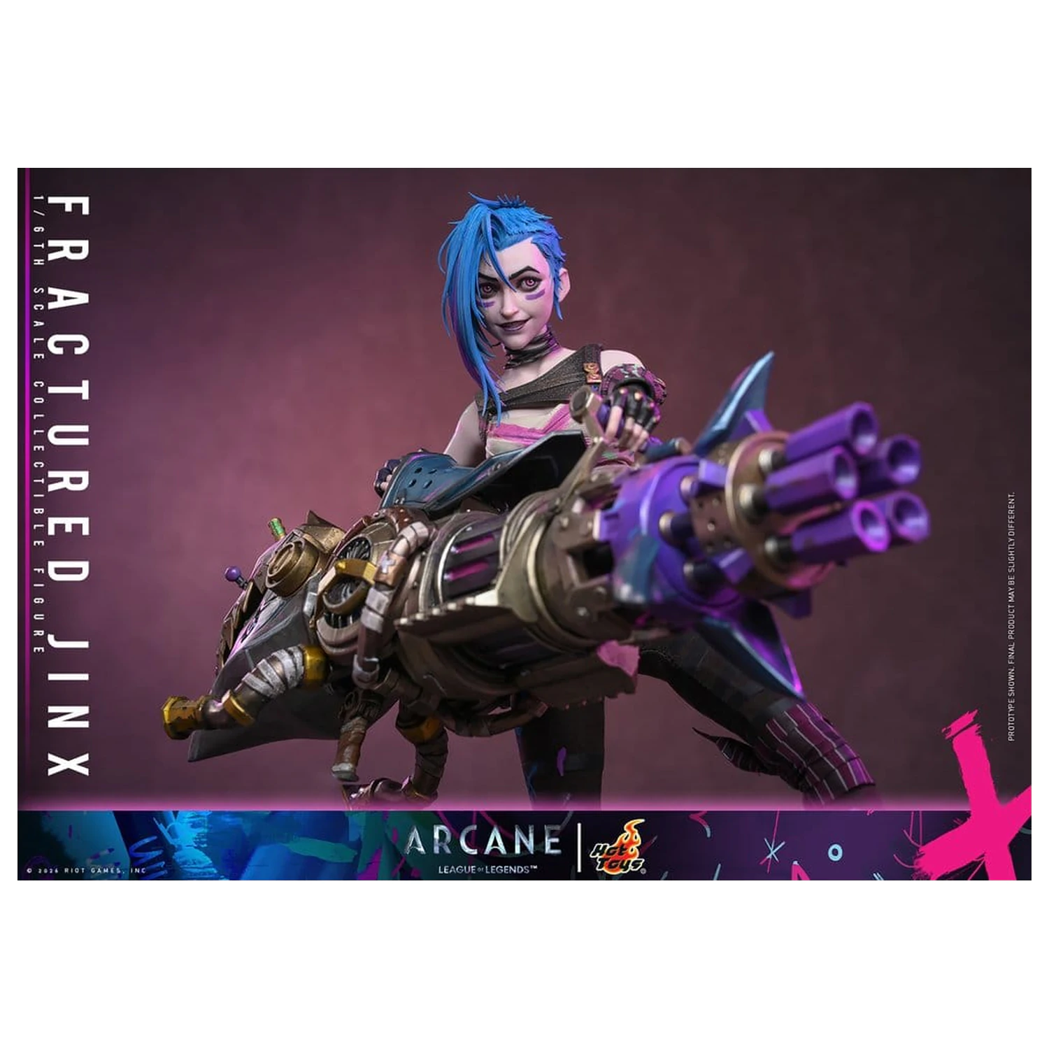 Arcane Figurina de actiune 1/6 Fractured Jinx 28 cm poza produsului