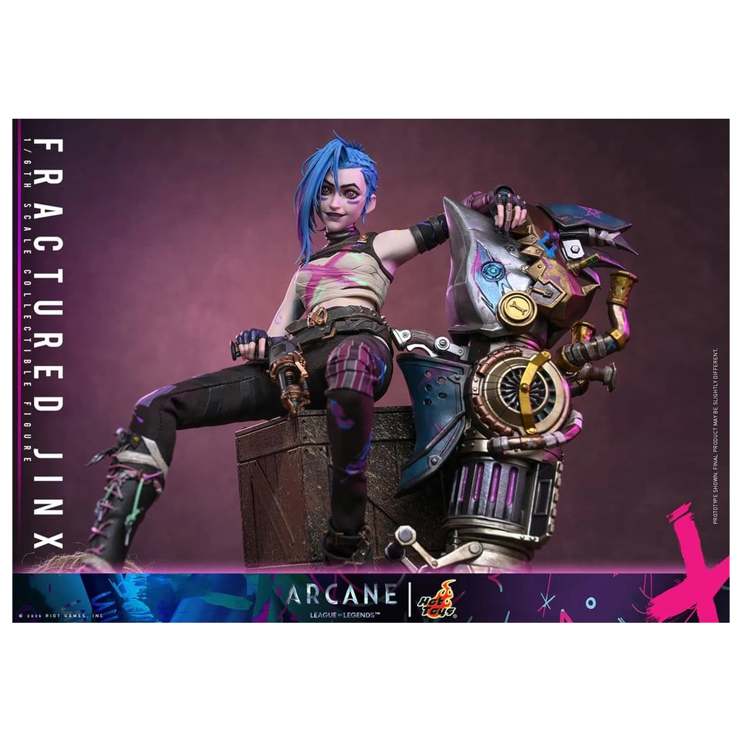Arcane Figurina de actiune 1/6 Fractured Jinx 28 cm poza produsului