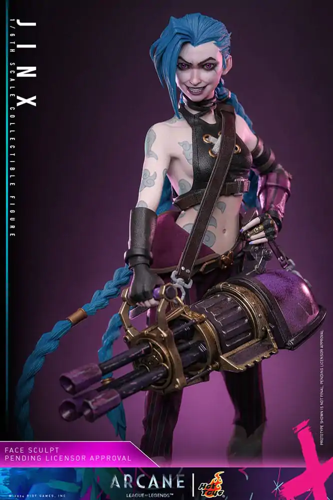 Figurină de acțiune Arcane 1/6 Jinx 27 cm poza produsului