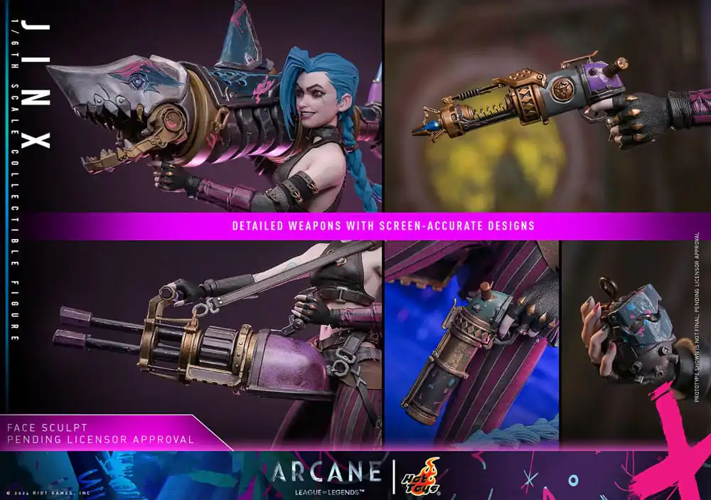 Figurină de acțiune Arcane 1/6 Jinx 27 cm poza produsului