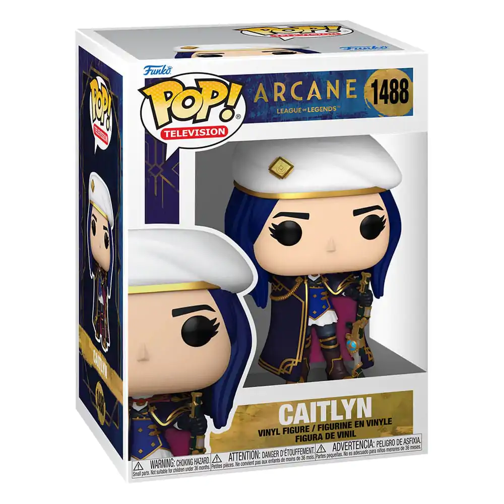 Arcane League of Legends Funko POP! Animation figurină de vinil Caitlyn 9 cm poza produsului