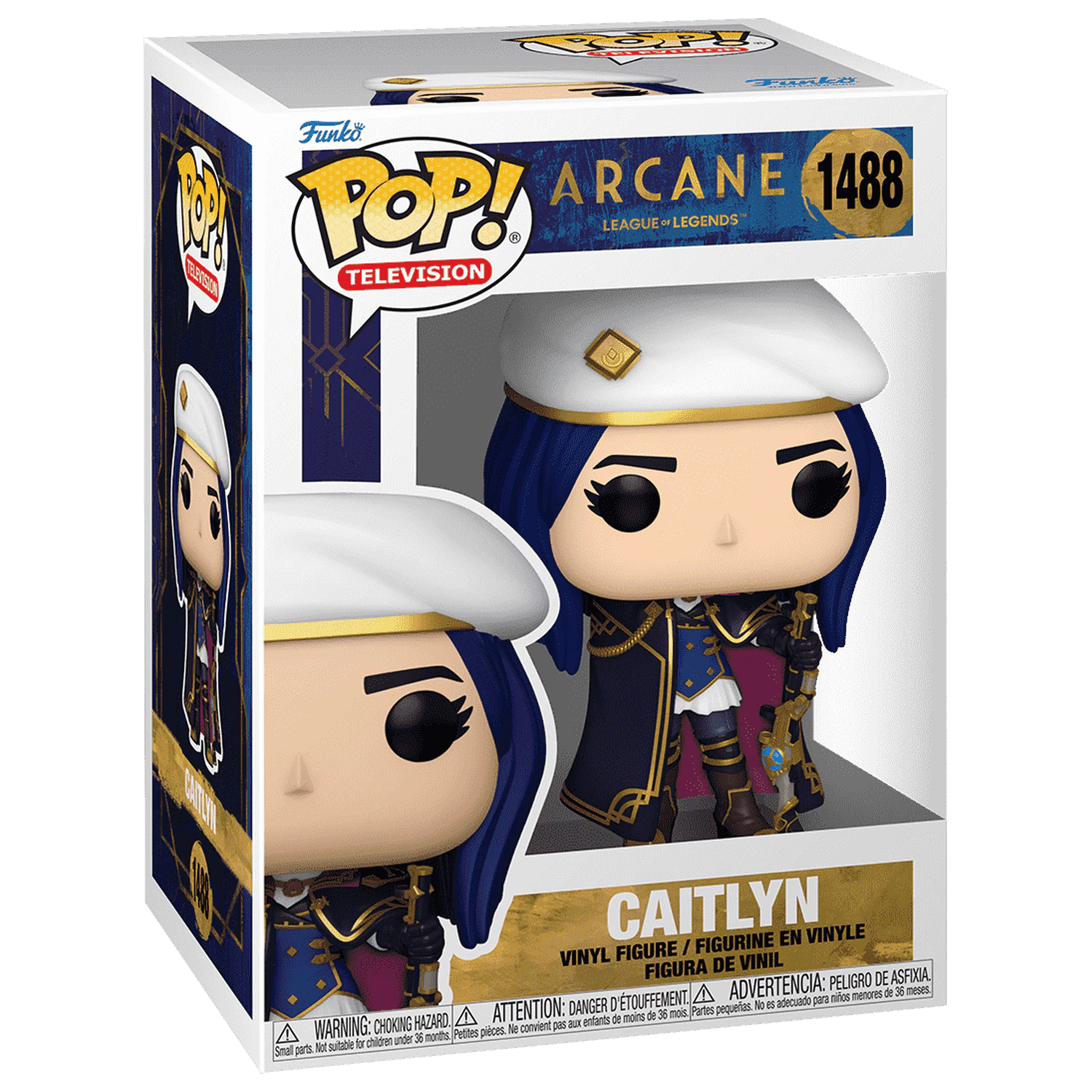 Arcane League of Legends Funko POP! Animation figurină de vinil Caitlyn 9 cm poza produsului