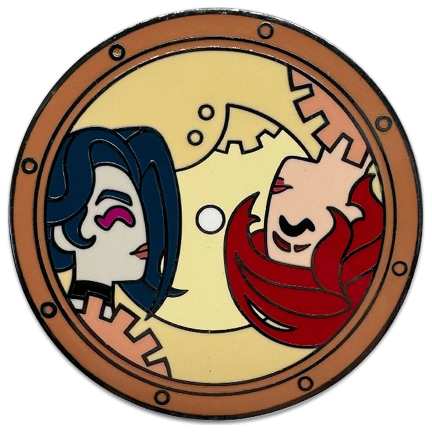 Arcane Pin Insigna Vi & Jinx Record 5 cm poza produsului