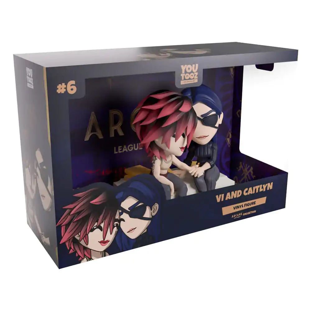 Arcane Vinyl Figures Set 2 figurine Vi & Caitlyn 11 cm poza produsului