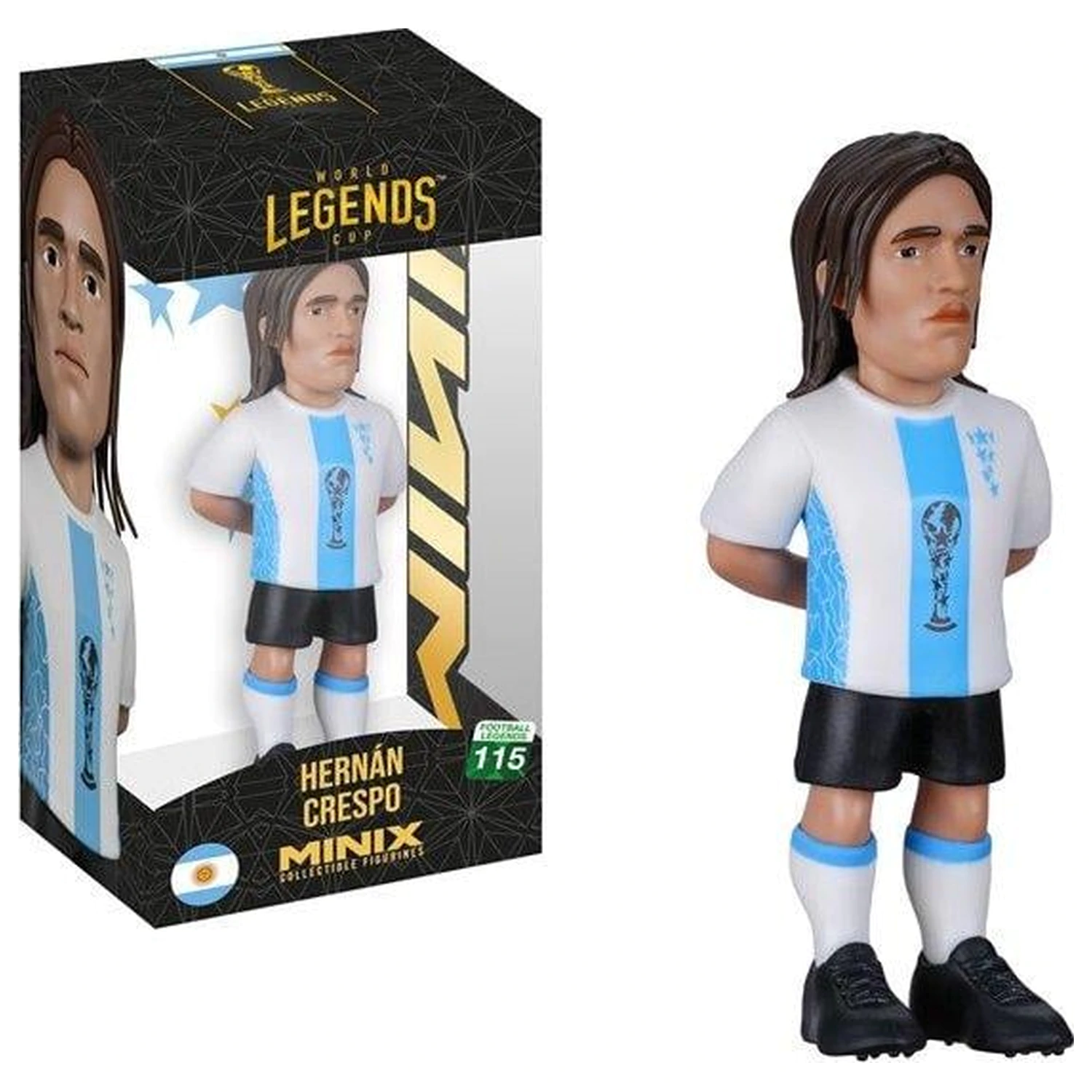 ARGENTINA Crespo Figure Minix World Legends Cup 12cm poza produsului