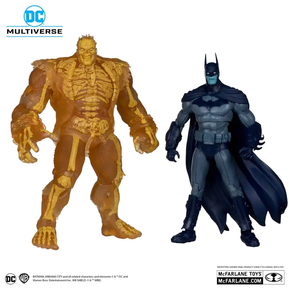 Figurină de acțiune Arham City DC Multiverse 2-Pack Batman & Solomon Grundy (Gold Label) 18 cm poza produsului