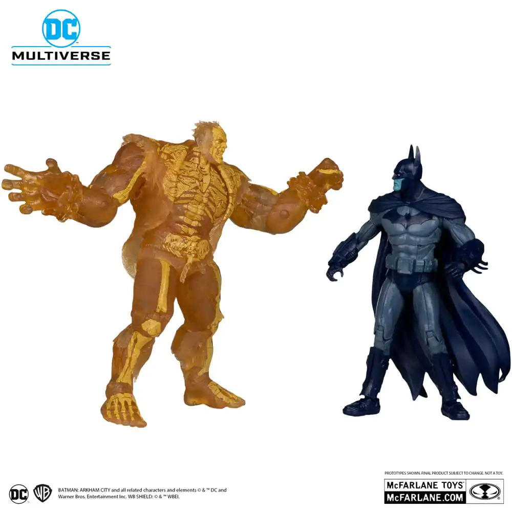 Figurină de acțiune Arham City DC Multiverse 2-Pack Batman & Solomon Grundy (Gold Label) 18 cm poza produsului