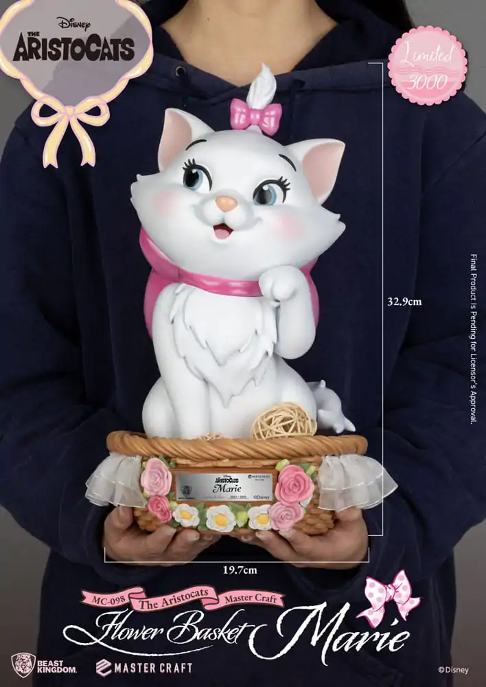 Aristocats Master Craft Statue Coș cu Flori Marie 32 cm poza produsului