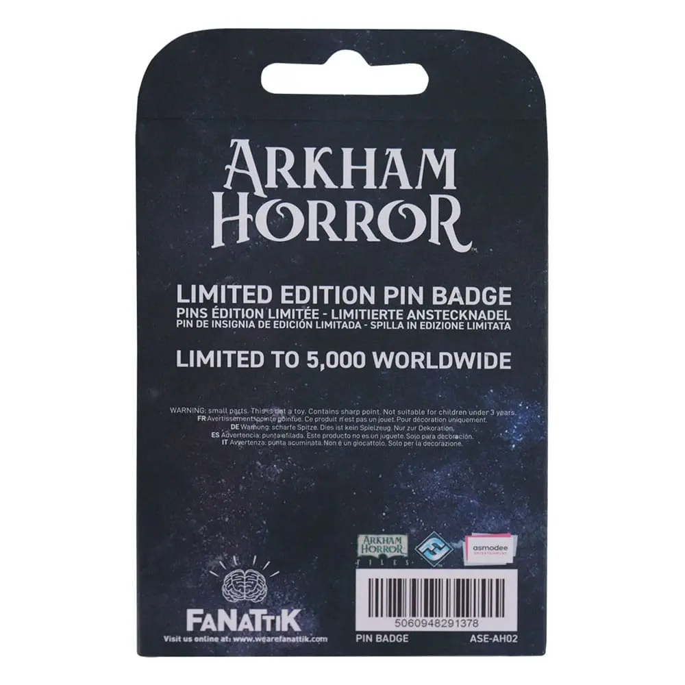 Arkham Horror Pin Badge Insignă Investigator Principal Ediție Limitată poza produsului