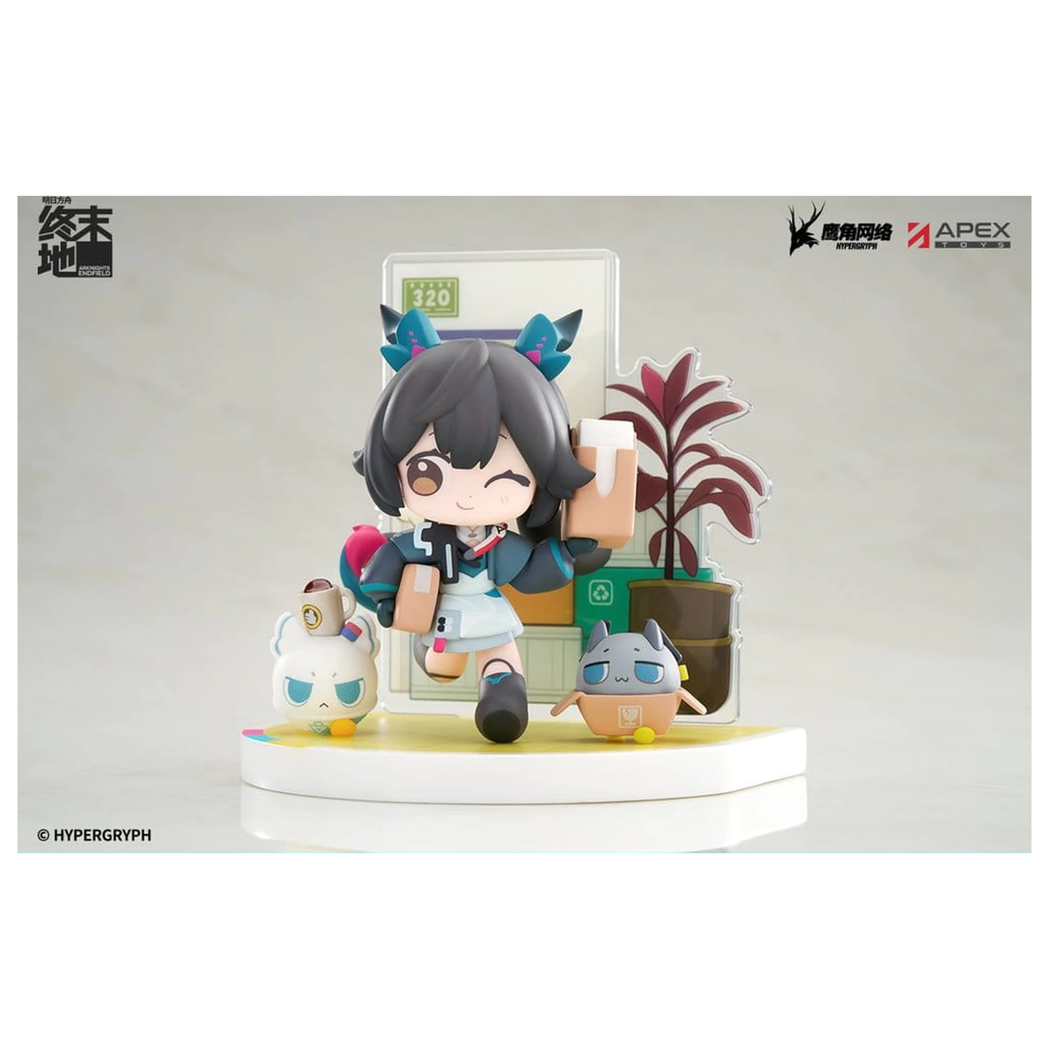 Arknights Cuties Series figurina PVC Endfield Chen Qianyu 12 cm poza produsului