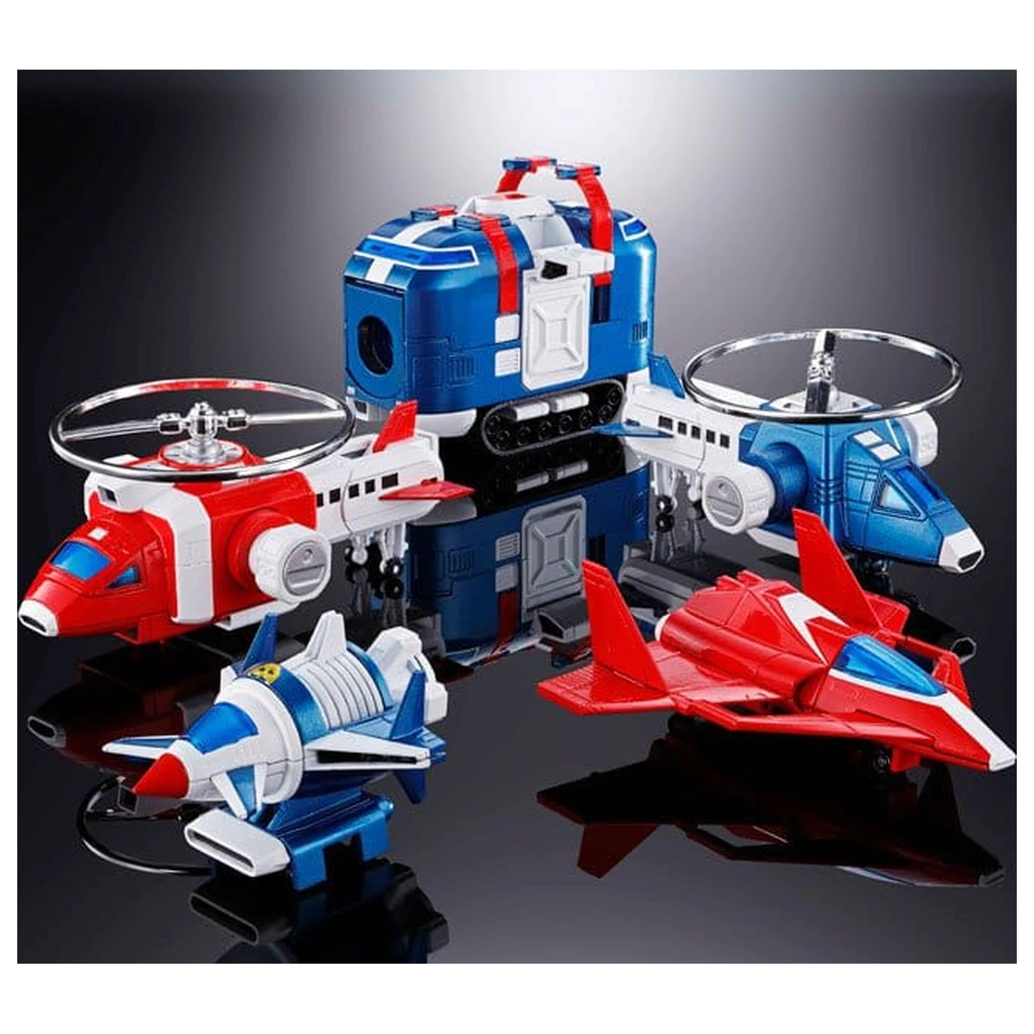 Armored Fleet Dairugger XV Soul of Chogokin Diecast Figurină de acțiune GX-88 poza produsului