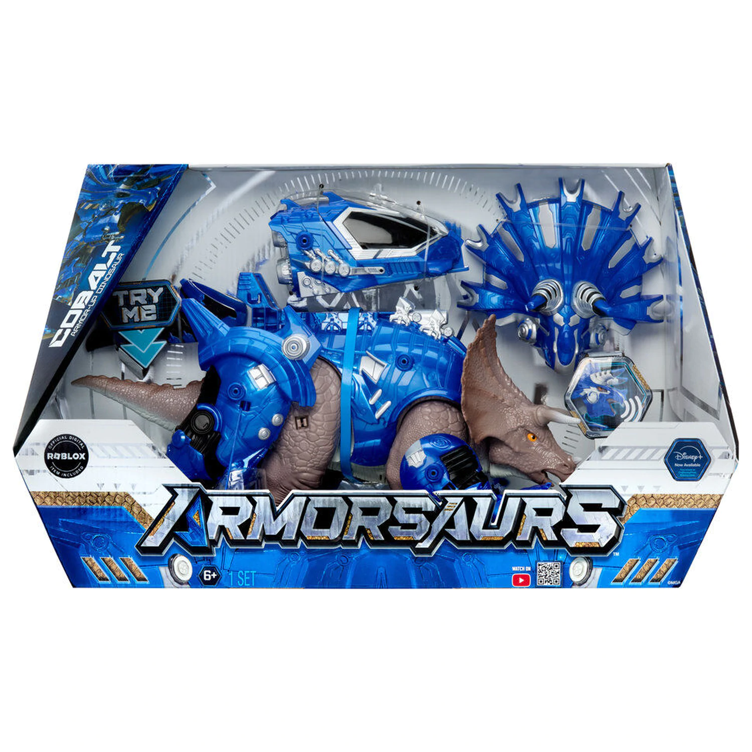 Armorsaurs Dinosaur Triceratops Cobalt figura poza produsului
