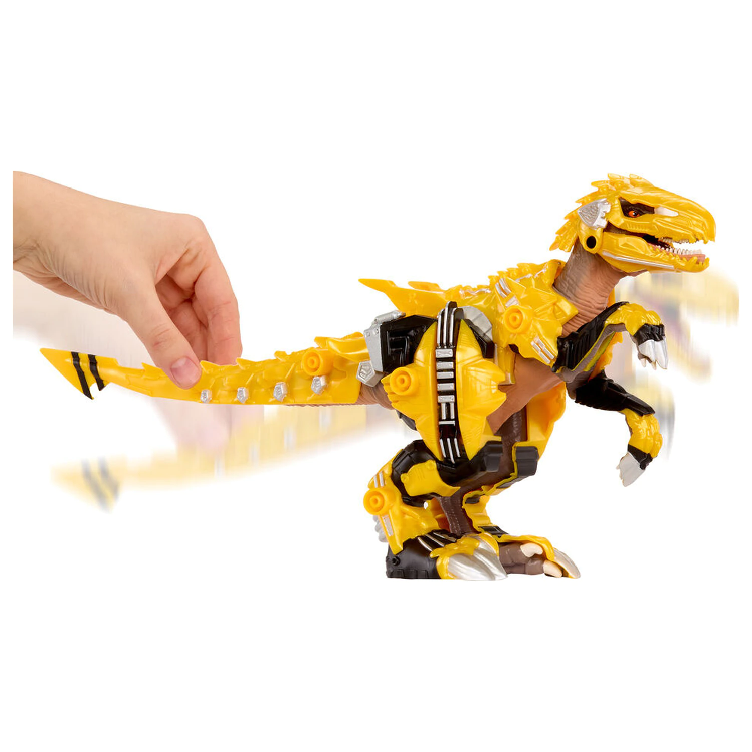 Armorsaurs Dinosaur Yellow Raptor Blaze figurina poza produsului